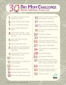 iMOM 30 Day Mom Challenge