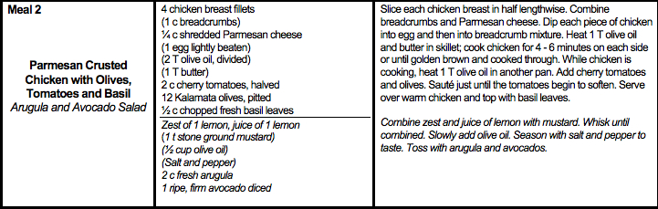 eMeals, recipe, parmesan crusted chicken