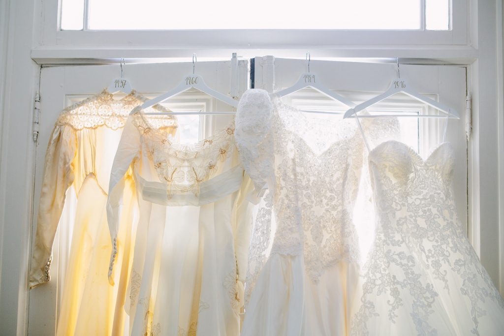4 Generations of Wedding Dresses