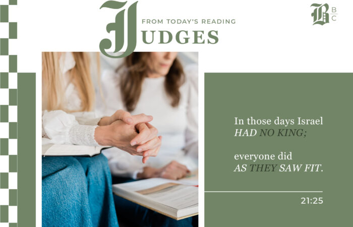 Judges 20 - 21